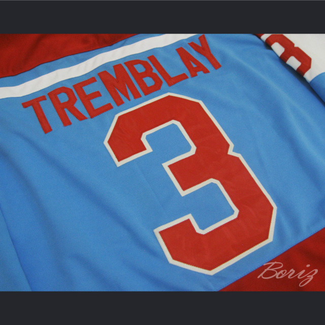 Jean-Claude Tremblay 3 Quebec Nordiques Hockey Jersey