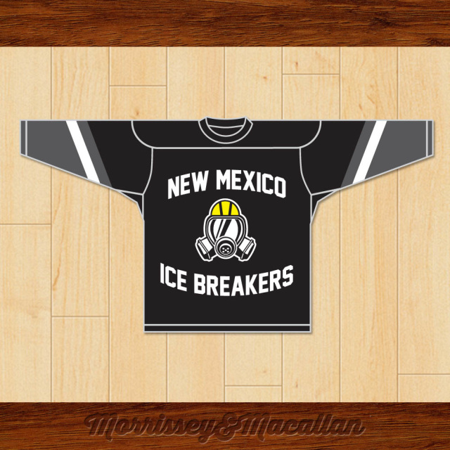 Stap maandag peddelen Walter White Heisenberg 52 New Mexico Ice Breakers Hockey Jersey by  Morrissey&Macallan