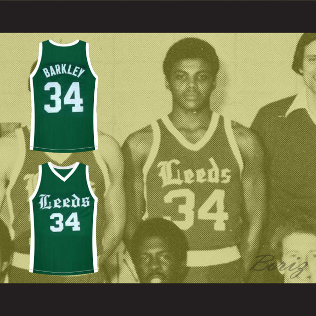 Vintage Basketball Jersey 34 Leeds Charles Barkley High School