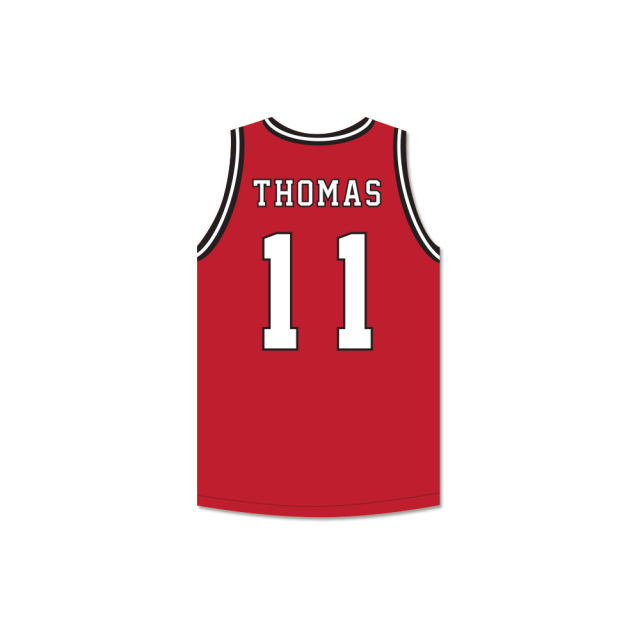11 ISIAH THOMAS Indiana Hoosiers NCAA Guard Red Throwback Jersey